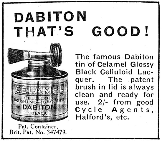 Celamel Dabiton Celluloid Paint                                  