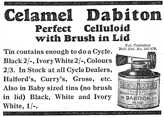 Celamel Dabiton Cellulose Brushing Lacquer                       