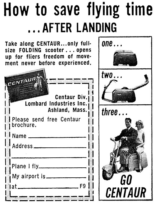 Centaur Folding Portable Motor Scooter                           