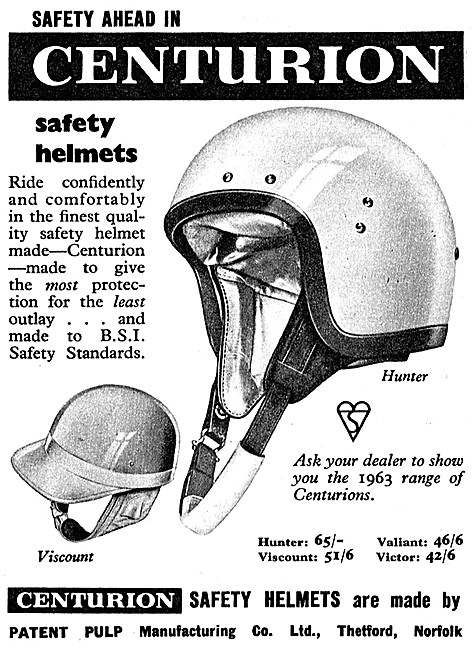 Centurion Hunter Helmet - Centurion Viscount Helmet 1963         