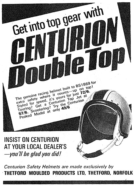 Centurion Double Top Crash Helmet                                