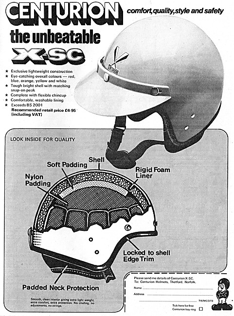 Centurion X-SC Motorcycle Helmet                                 
