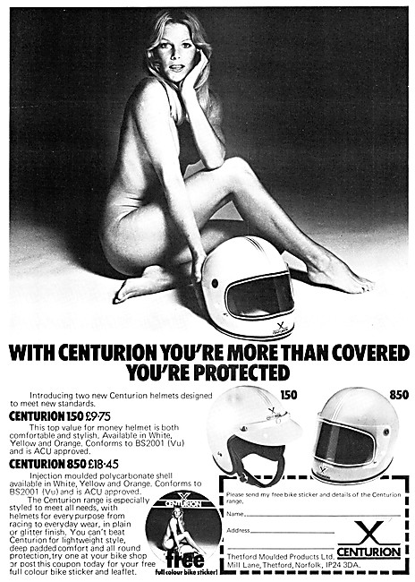 Centurion Crash Helmets                                          