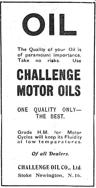Challenge Motor Oils                                             