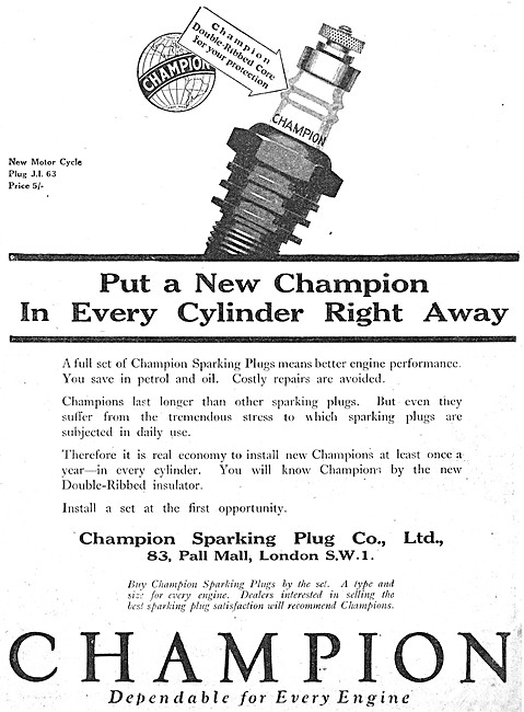 Champion Spark Plugs                                             