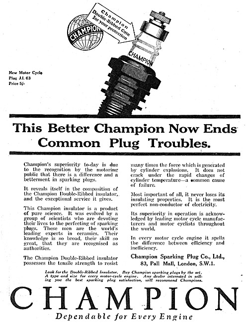 Champion Spark Plugs                                             