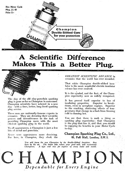 Champion Spark Plugs                                             
