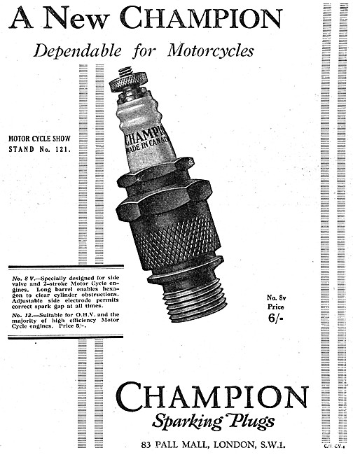 Champion Sparking Plugs                                          