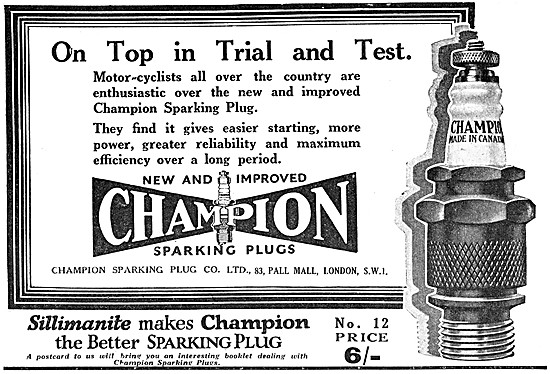 Champion Sparking Plugs                                          