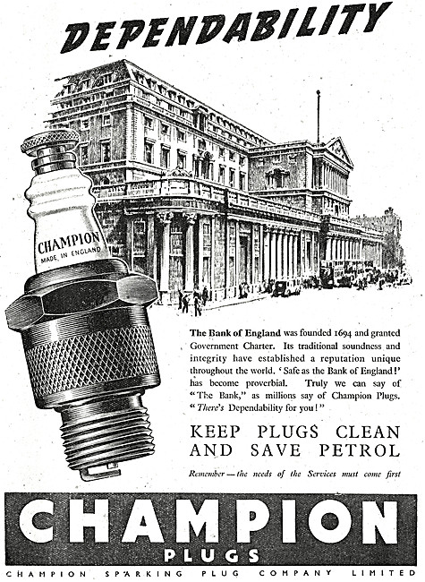 Champion Spark Plugs                                             