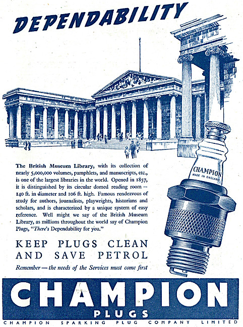 Champion Spark Plugs                                             