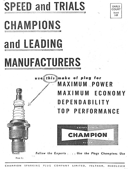 Champion Spartk Plugs                                            