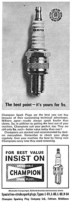 Champion Spark Plugs                                             