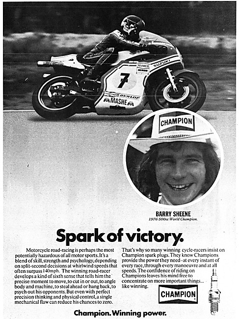 Champion Sparking Plugs                                          