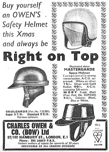 Charles Owen Motorcycle Helmets                                  