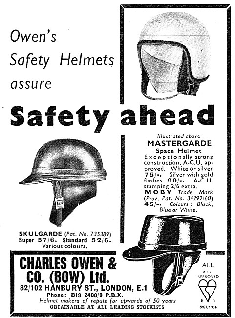 Charles Owen Mastergarde Crash Helmet                            