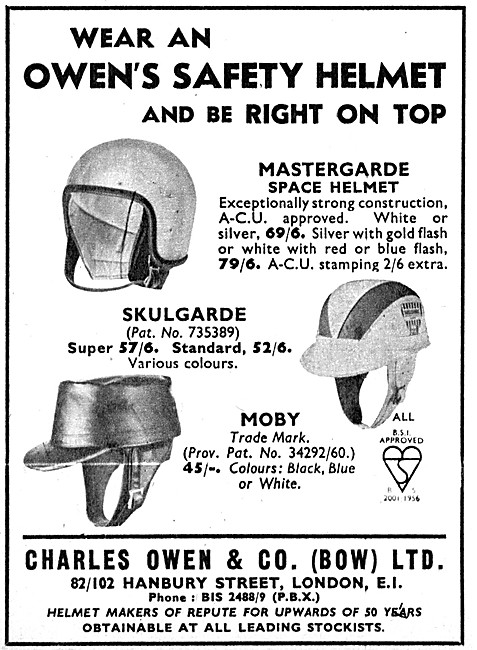 Owens Moby Crash Helmet                                          