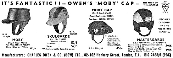 Owens Moby Helmets                                               