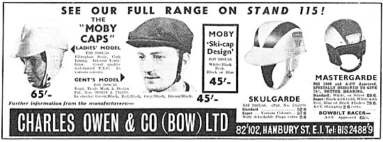 Charles Owen Motorcycle Helmets - Moby Cap - Skulgarde           