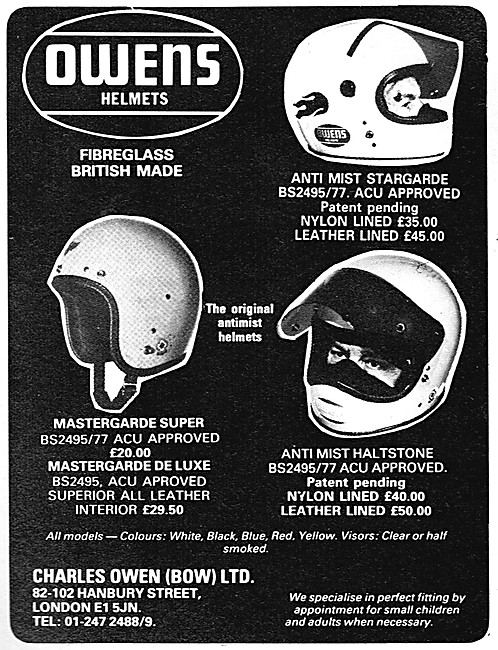 Owens Stargarde Helmets - Owens Helmets                          