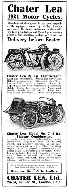 Chater Lea Motor Cycles                                          