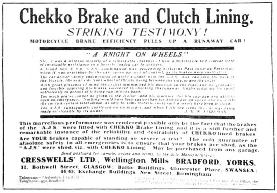 Chekko Brake & Clutch Linings                                    