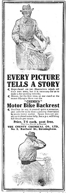 Chemico Motor Cycle Rider Backrest                               