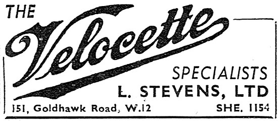 L.Stevens Velocette Specialists                                  