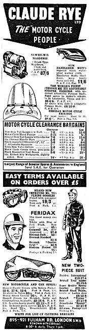 Claude Rye Motorcycle Sales & Parts Service                      