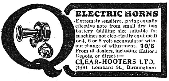 Clear Hooters Electric Horns                                     