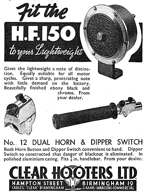 Clear Hooters Horn & Dipper Switch                               