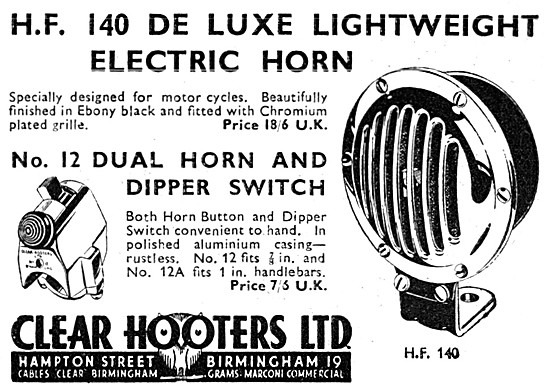 Clear Hooters No 12 Dual Horn & Dipper Switch                    