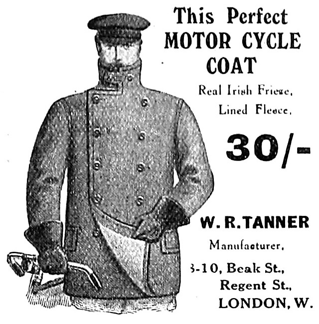 1907 Tanner Motor Cycle Coats                                    