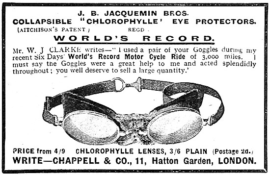 Jacquemin Collapsible Chlorophyle Eye Protectors                 