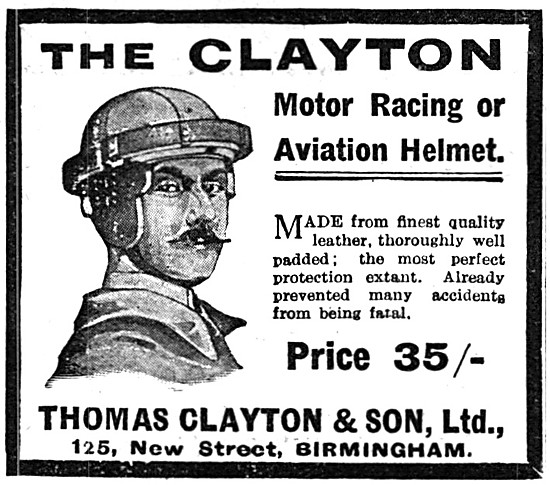 The Clayton Motor Racing Helmet                                  