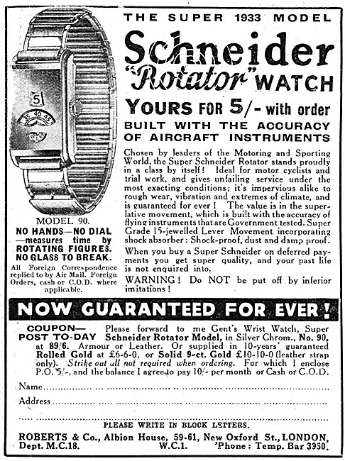 Roberts Schneider Rotator Watch                                  