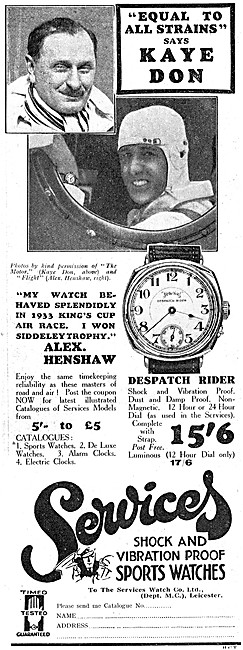 1933 Services Shock & Vibration Proof Sports Watches             