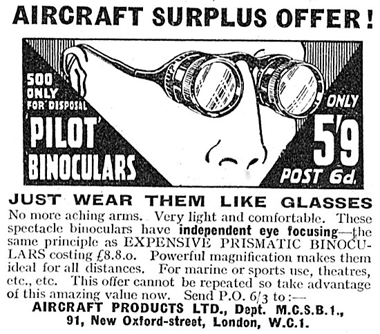 Wearable Pilot Binoculars                                        