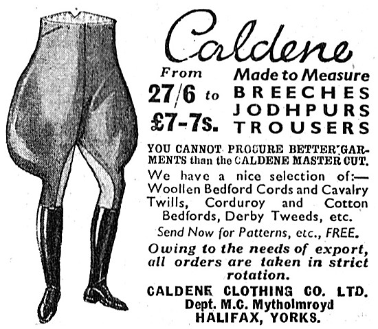 Caldene Breeches, Jodphurs & Trousers                            