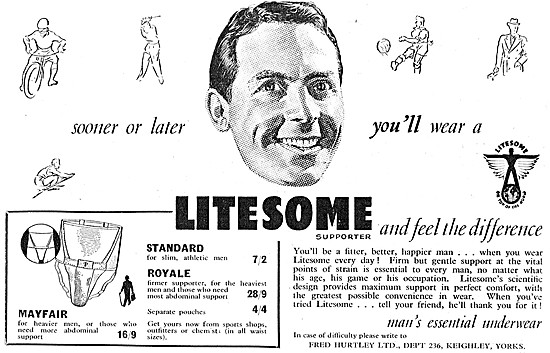 Litesome Support Underwear 1953                                  
