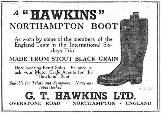 Hawkins Northampton Motor Cycle Boot                             