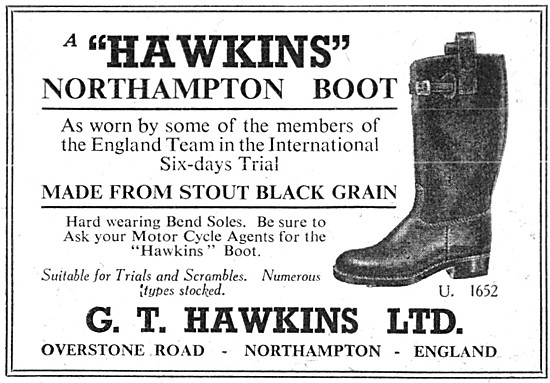 Hawkins Northampton Motor Cycle Boot                             