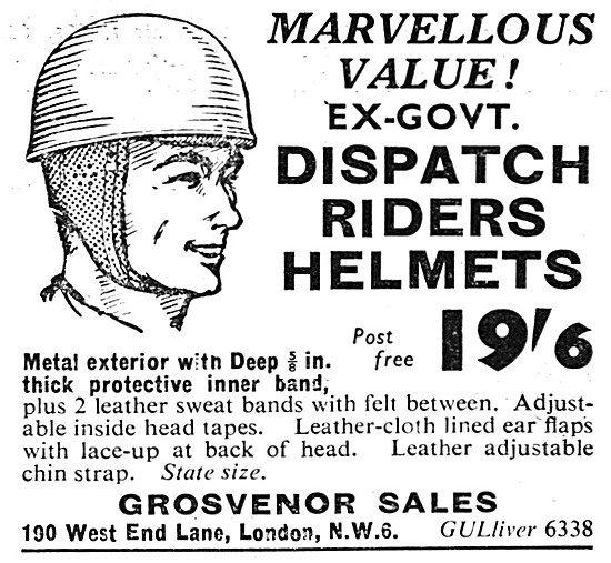 Grosvenor Dispatch Riders Helmets                                