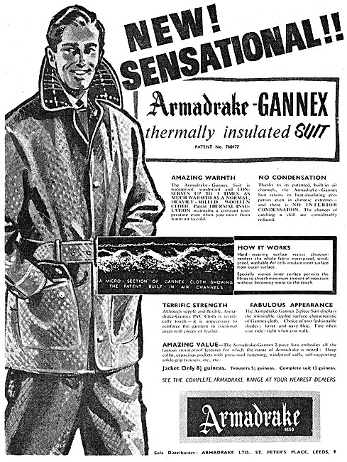 Armadrake Gannex Thermally Insulated Suit                        