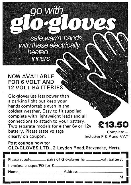 Glo-Gloves Electrically Heated Gloves                            