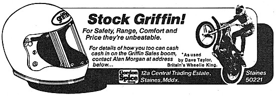 Griffin Motor Cycle Helmets                                      