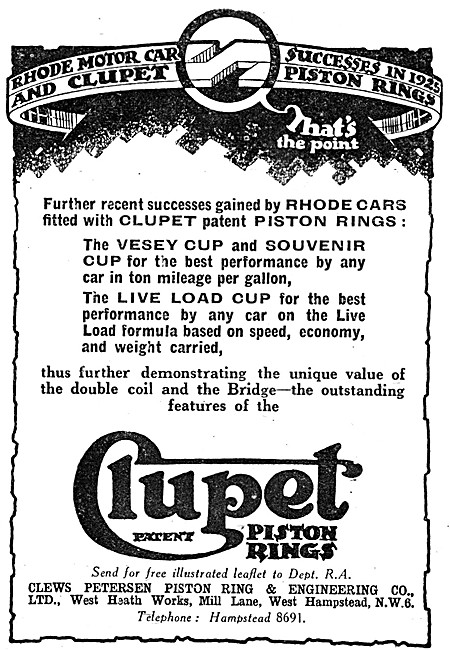 Clupet Piston Rings                                              