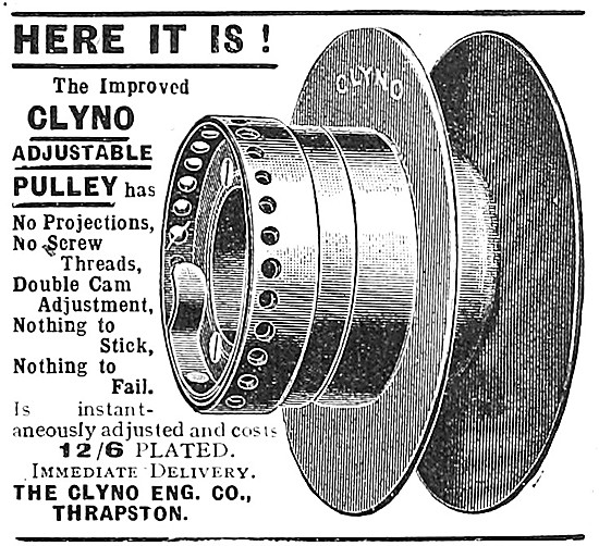 Clyno Adjustable Pulley - Clyno Gears                            