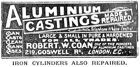 Coan Aluminium Castings & Cylinder Repairs                       