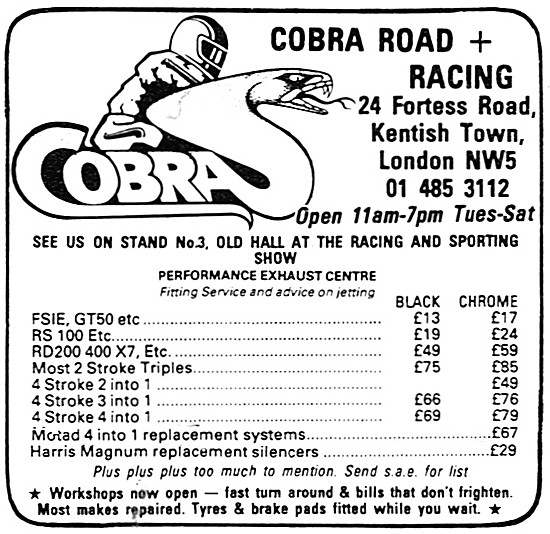 Cobra Performance Exhausts                                       
